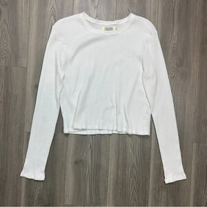 LONELY GHOST Women's White Long Sleeve Tee